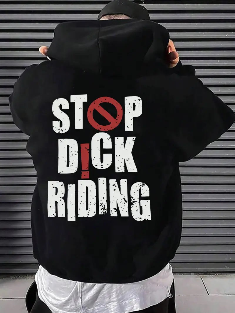 stop 'riding' hoodie