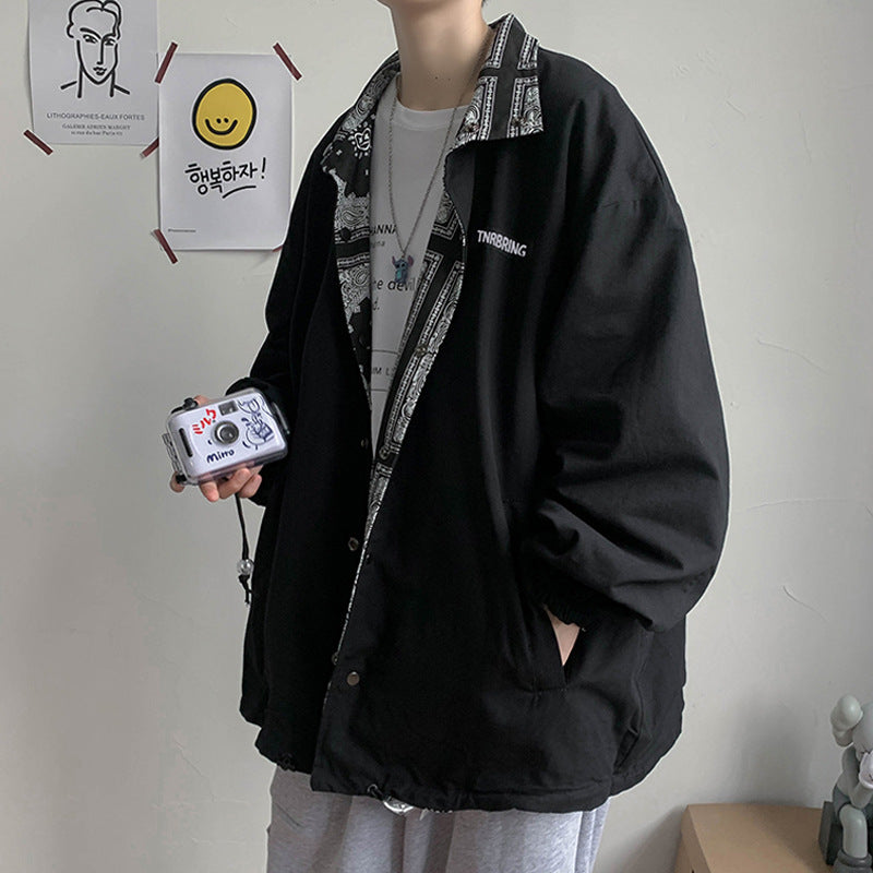 double sided mens jacket