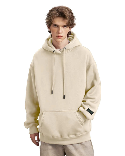 TURLAT Mens Beige Hoodie